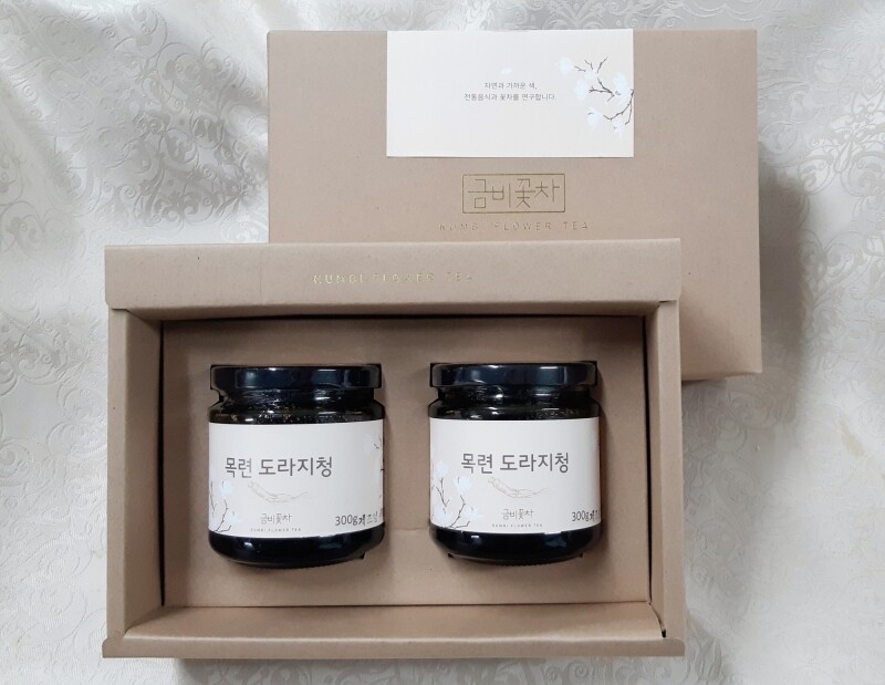 삼척몰,금비꽃차 목련 도라지청 300g,300g*2