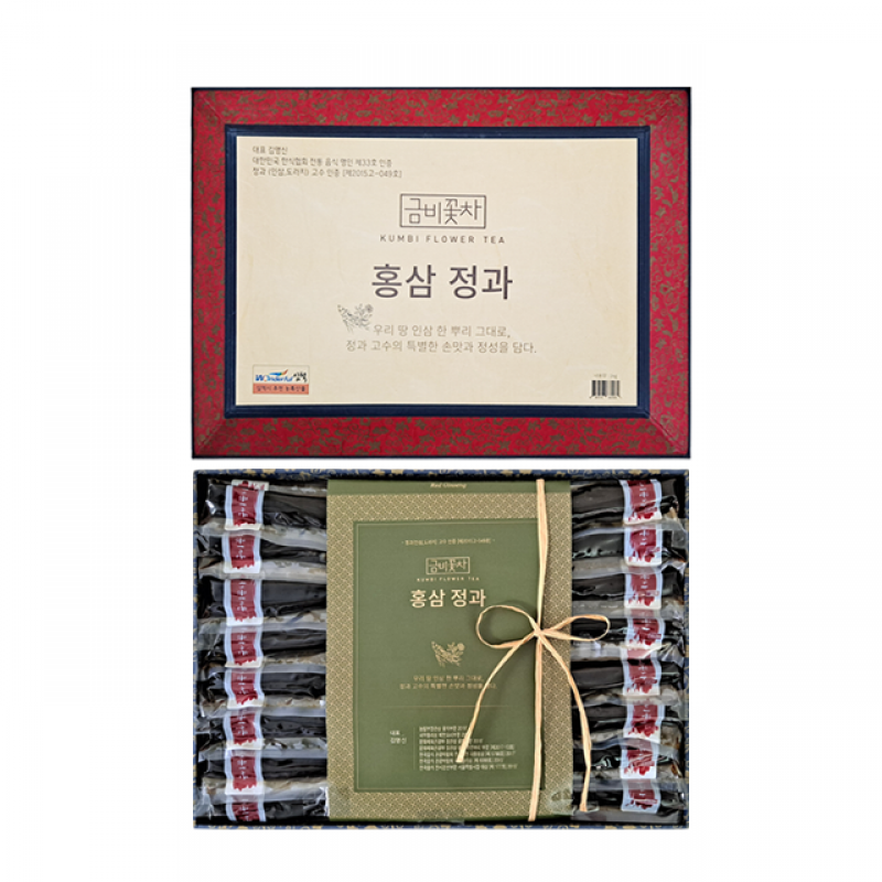 삼척몰,금비꽃차 홍삼정과 500g, 1kg