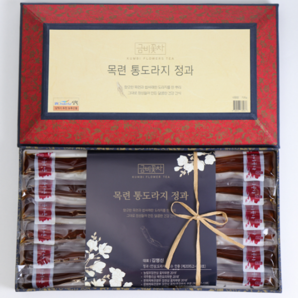 [특가세일]금비꽃차 목련 통도라지 정과 500g